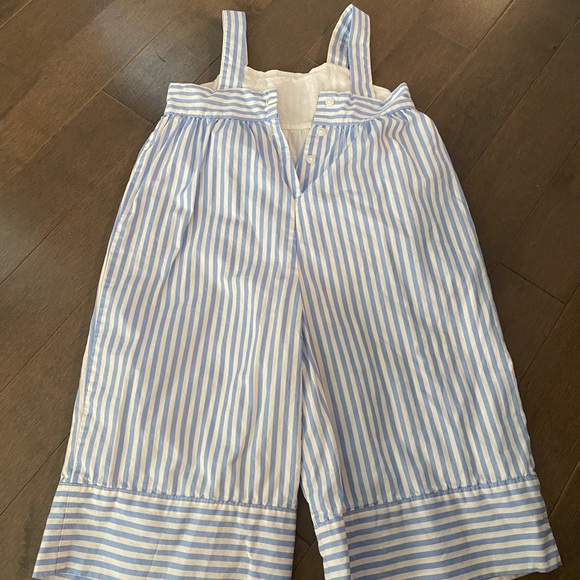 Janie and Jack jump suit - STRIPED BOW JUMPSUIT 3year - Picture 2 of 3